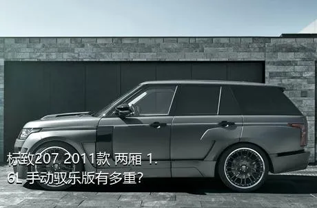 标致207 2011款 两厢 1.6L 手动驭乐版有多重？