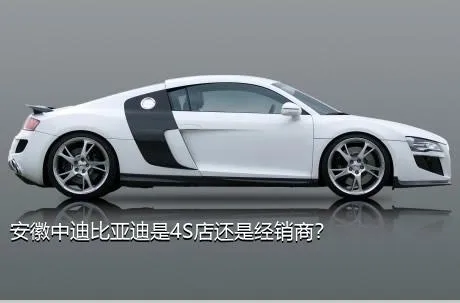 安徽中迪比亚迪是4S店还是经销商？