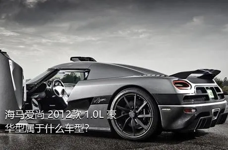 海马爱尚 2012款 1.0L 豪华型属于什么车型？