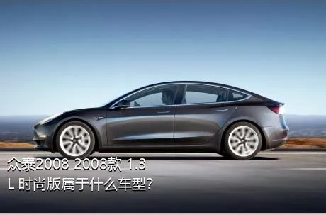 众泰2008 2008款 1.3L 时尚版属于什么车型？