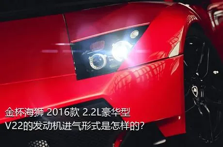 金杯海狮 2016款 2.2L豪华型V22的发动机进气形式是怎样的？