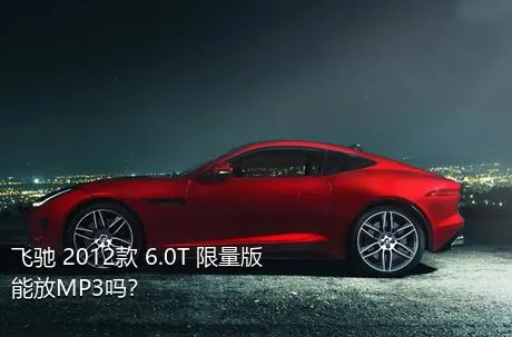 飞驰 2012款 6.0T 限量版能放MP3吗？
