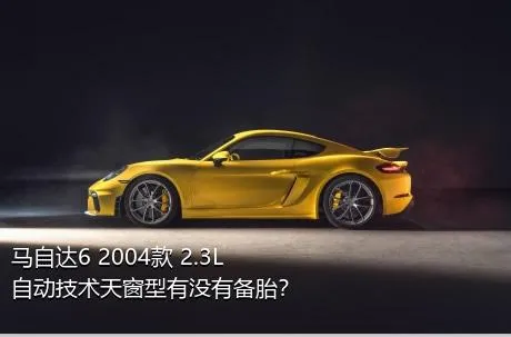 马自达6 2004款 2.3L 自动技术天窗型有没有备胎？