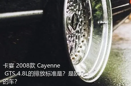 卡宴 2008款 Cayenne GTS 4.8L的排放标准是？是欧几的车？