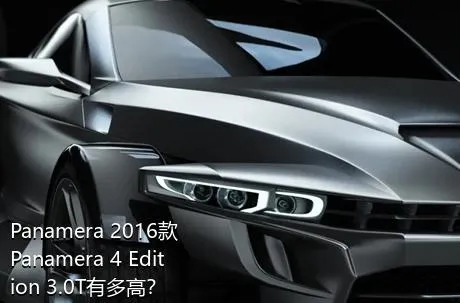 Panamera 2016款 Panamera 4 Edition 3.0T有多高？