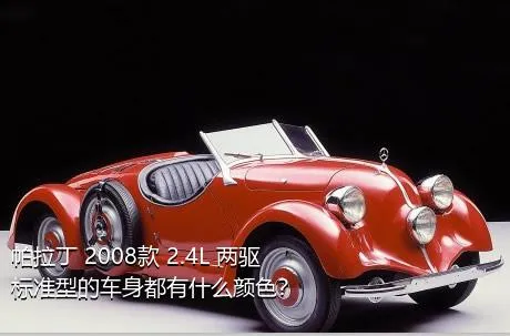帕拉丁 2008款 2.4L 两驱标准型的车身都有什么颜色？