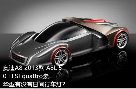 奥迪A8 2013款 A8L 50 TFSI quattro豪华型有没有日间行车灯？