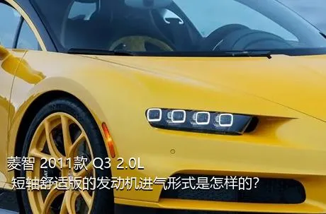 菱智 2011款 Q3 2.0L 短轴舒适版的发动机进气形式是怎样的？