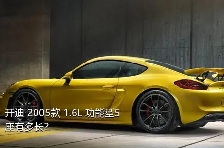 开迪 2005款 1.6L 功能型5座有多长？