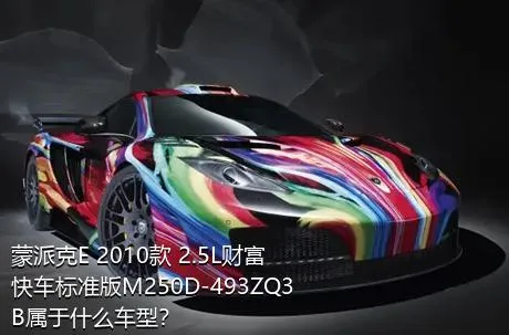 蒙派克E 2010款 2.5L财富快车标准版M250D-493ZQ3B属于什么车型？
