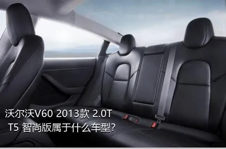 沃尔沃V60 2013款 2.0T T5 智尚版属于什么车型？