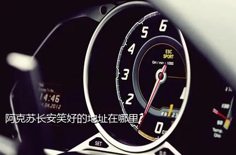 阿克苏长安笑好的地址在哪里？