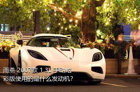 雨燕 2007款 1.3L 手动炫彩版使用的是什么发动机？