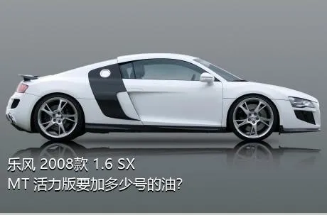 乐风 2008款 1.6 SX MT 活力版要加多少号的油？