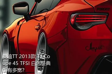 奥迪TT 2013款 TT Coupe 45 TFSI 白色经典版有多宽？