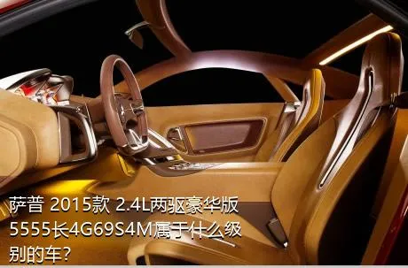 萨普 2015款 2.4L两驱豪华版5555长4G69S4M属于什么级别的车？