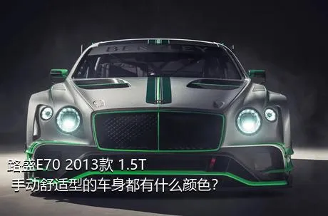 路盛E70 2013款 1.5T 手动舒适型的车身都有什么颜色？