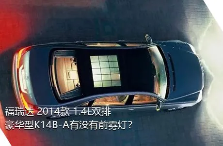 福瑞达 2014款 1.4L双排 豪华型K14B-A有没有前雾灯？