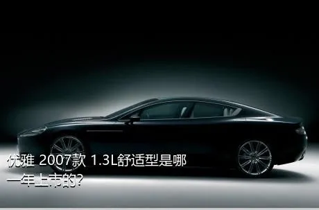 优雅 2007款 1.3L舒适型是哪一年上市的？