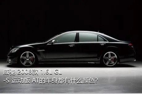 威驰 2008款 1.6L GL-S 运动版 AT的车身都有什么颜色？