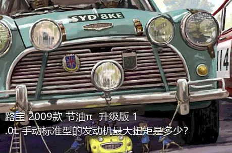 路宝 2009款 节油π  升级版 1.0L 手动标准型的发动机最大扭矩是多少？