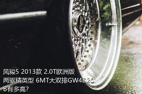 风骏5 2013款 2.0T欧洲版 两驱精英型 6MT大双排GW4D20B有多高？