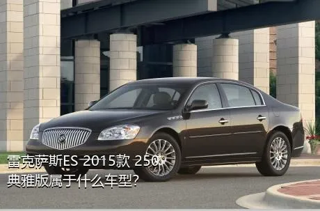 雷克萨斯ES 2015款 250 典雅版属于什么车型？