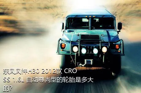 东风风神H30 2012款 CROSS 1.6L 自动尊尚型的轮胎是多大的？