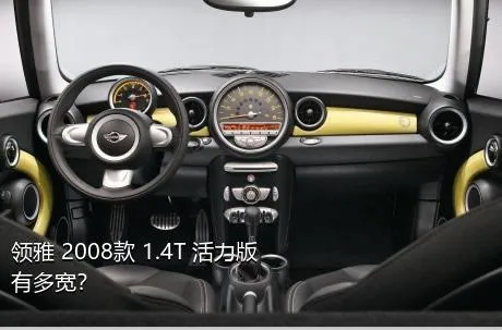 领雅 2008款 1.4T 活力版有多宽？