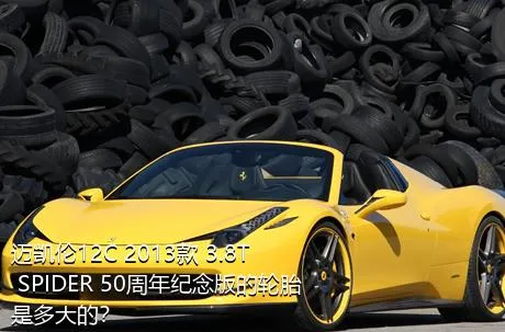 迈凯伦12C 2013款 3.8T SPIDER 50周年纪念版的轮胎是多大的？