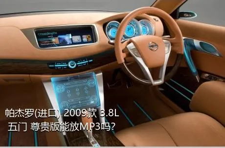 帕杰罗(进口) 2009款 3.8L 五门 尊贵版能放MP3吗？