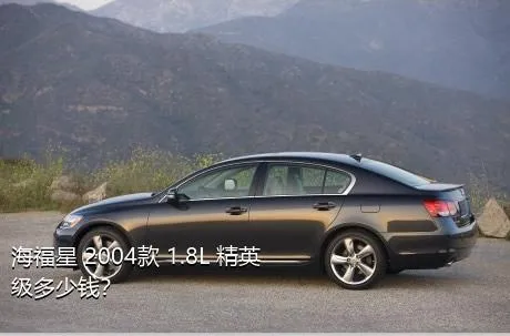 海福星 2004款 1.8L 精英级多少钱？