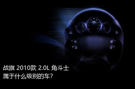 战旗 2010款 2.0L 角斗士属于什么级别的车？