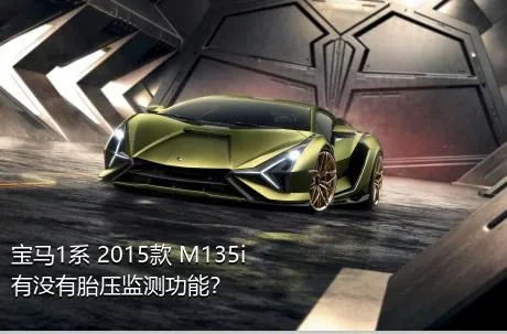 宝马1系 2015款 M135i有没有胎压监测功能？