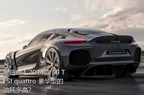 奥迪A6L 2014款 50 TFSI quattro 豪华型的油耗多高？