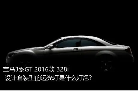 宝马3系GT 2016款 328i 设计套装型的远光灯是什么灯泡？