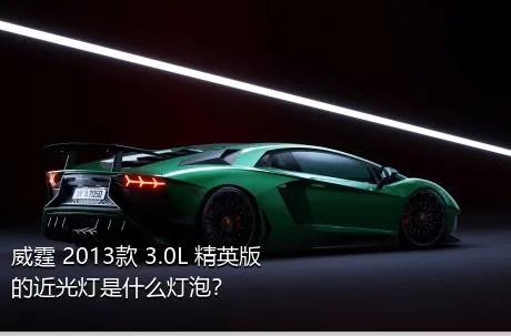 威霆 2013款 3.0L 精英版的近光灯是什么灯泡？