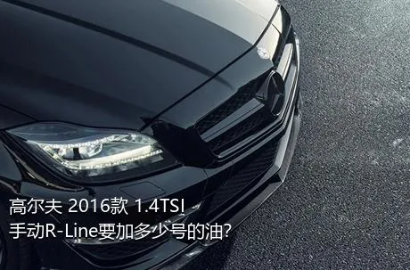 高尔夫 2016款 1.4TSI 手动R-Line要加多少号的油？