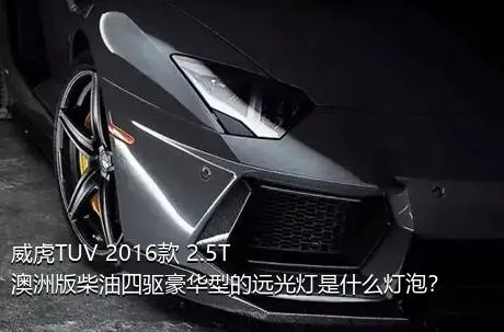威虎TUV 2016款 2.5T澳洲版柴油四驱豪华型的远光灯是什么灯泡？