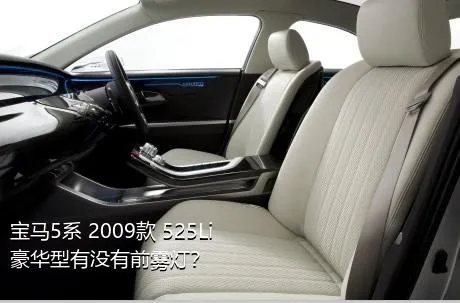 宝马5系 2009款 525Li 豪华型有没有前雾灯？