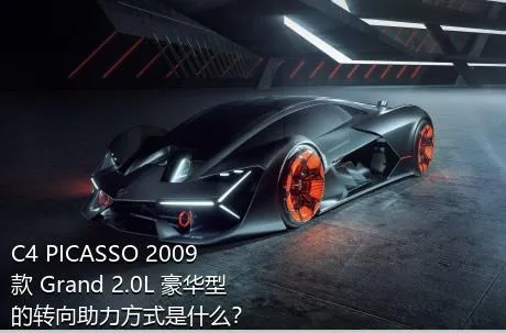C4 PICASSO 2009款 Grand 2.0L 豪华型的转向助力方式是什么？