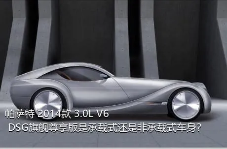 帕萨特 2014款 3.0L V6 DSG旗舰尊享版是承载式还是非承载式车身？