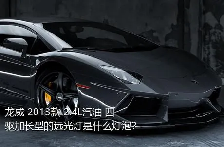 龙威 2013款 2.4L汽油 四驱加长型的远光灯是什么灯泡？