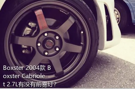 Boxster 2004款 Boxster Cabriolet 2.7L有没有前雾灯？