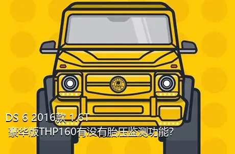 DS 6 2016款 1.6T 豪华版THP160有没有胎压监测功能？