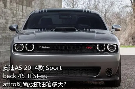 奥迪A5 2014款 Sportback 45 TFSI quattro风尚版的油箱多大？