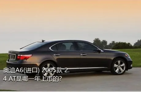 奥迪A6(进口) 2005款 2.4 AT是哪一年上市的？