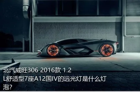 北汽威旺306 2016款 1.2L舒适型7座A12国IV的远光灯是什么灯泡？
