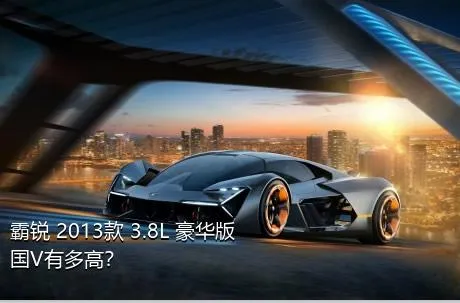 霸锐 2013款 3.8L 豪华版 国V有多高？