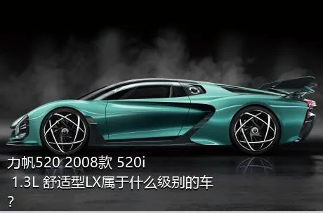 力帆520 2008款 520i 1.3L 舒适型LX属于什么级别的车？